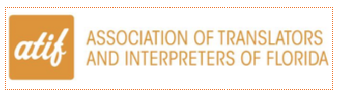 Association of Translators and Interpreters of Florida with ATIF mark