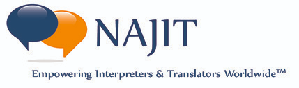 NAJIT logo with tagline and mark